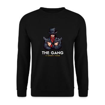 Gamer E sport Team The Gang - Unisex Pullover - Schwarz - Vorne - Alina (178cm) & Michal (187cm)