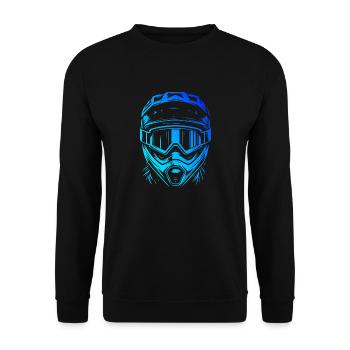 VTT VTT Cyclisme Homme - Sweat-shirt Unisexe - noir - Devant - Alina (178cm) & Michal (187cm)