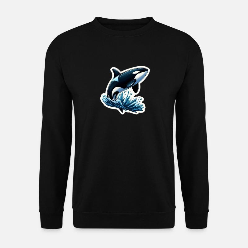 orque sauteuse - Sweat-shirt Unisexe - noir