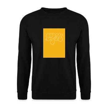 Lyon orange - Unisex Pullover - Schwarz - Vorne - Alina (178cm) & Michal (187cm)