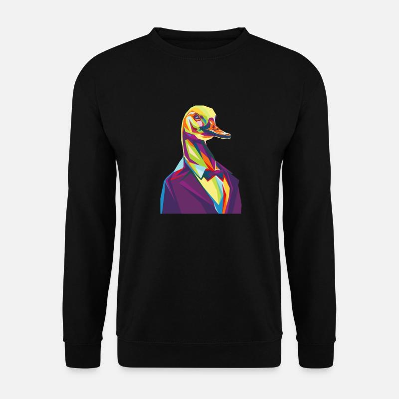 Mr duck - Unisex Sweatshirt - black