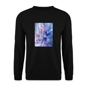 Poster ICM Flower 1 - Unisex Pullover - Schwarz - Vorne - Alina (178cm) & Michal (187cm)