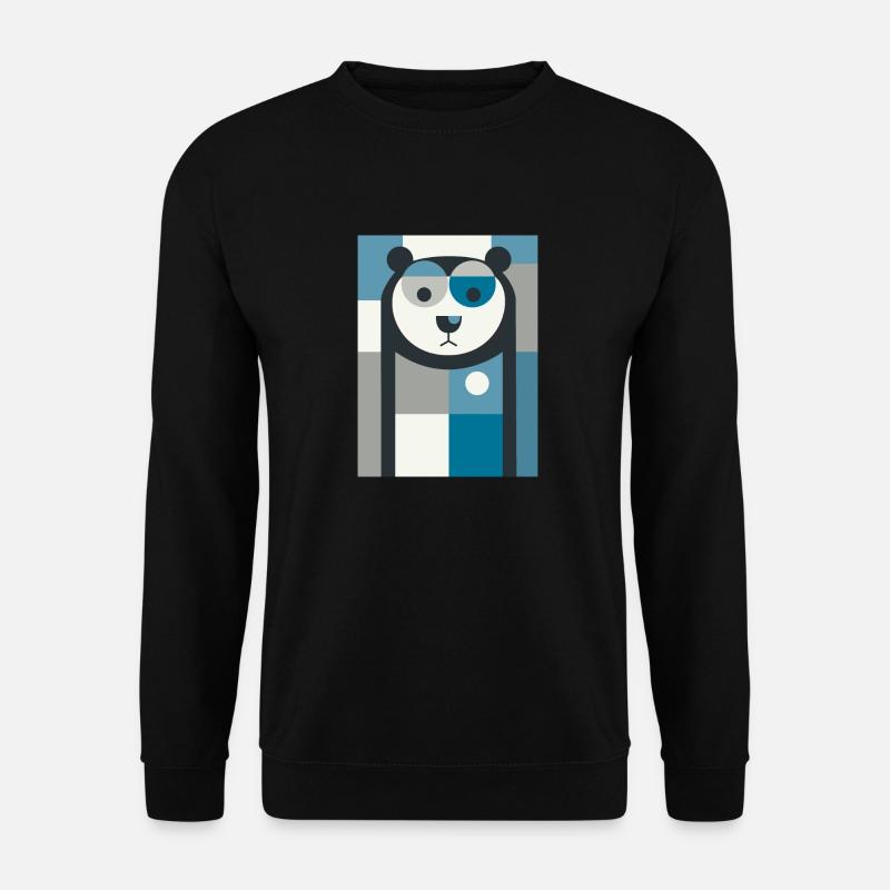 Abstract Bear - Unisex Sweatshirt - black