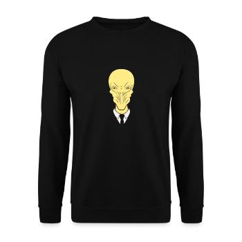 the silence will fall - Unisex Sweatshirt - black - Front - Alina (178cm) & Michal (187cm)