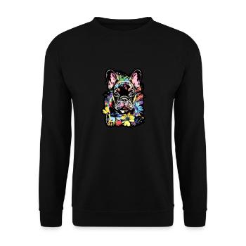 Mon ami - Sweat-shirt Unisexe - noir - Devant - Alina (178cm) & Michal (187cm)