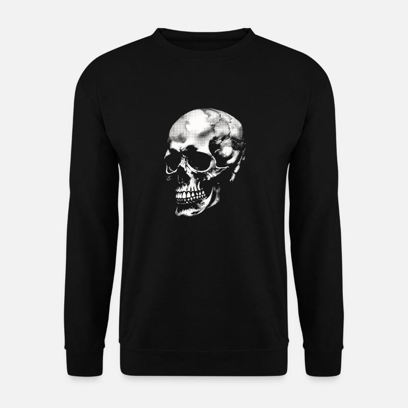Skull - Unisex Pullover - Schwarz