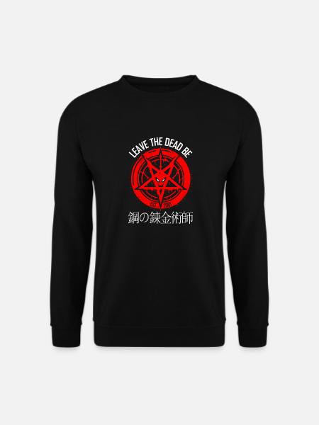 Plein métal alchimiste gras alchimie rouge symbole - Sweat-shirt Unisexe - noir