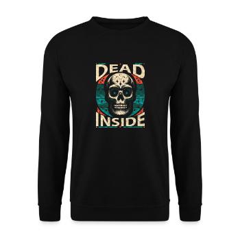 Dead Inside - Silence de l’âme - Sweat-shirt Unisexe - noir - Devant - Alina (178cm) & Michal (187cm)