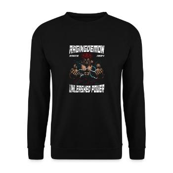 Akuma Guerrier féroce Puissance audacieuse et fureur Fanart - Sweat-shirt Unisexe - noir - Devant - Alina (178cm) & Michal (187cm)