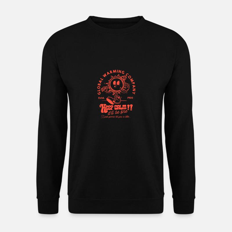 Klimaveränderung - Unisex Pullover - Schwarz