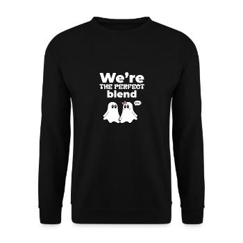 T-shirts with Funny Phrases - Fantasmitas 03 - Unisex Sweatshirt - black - Front - Alina (178cm) & Michal (187cm)
