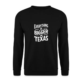Texas State Texans Texas - Unisex Sweatshirt - black - Front - Alina (178cm) & Michal (187cm)