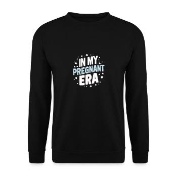 Grossesse Grossesse Accouchement - Sweat-shirt Unisexe - noir - Devant - Alina (178cm) & Michal (187cm)