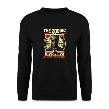 Le Zodiac Killer Mystère Rétro Vintage Depuis 1975 - Sweat-shirt Unisexe - noir - Devant - Alina (178cm) & Michal (187cm)