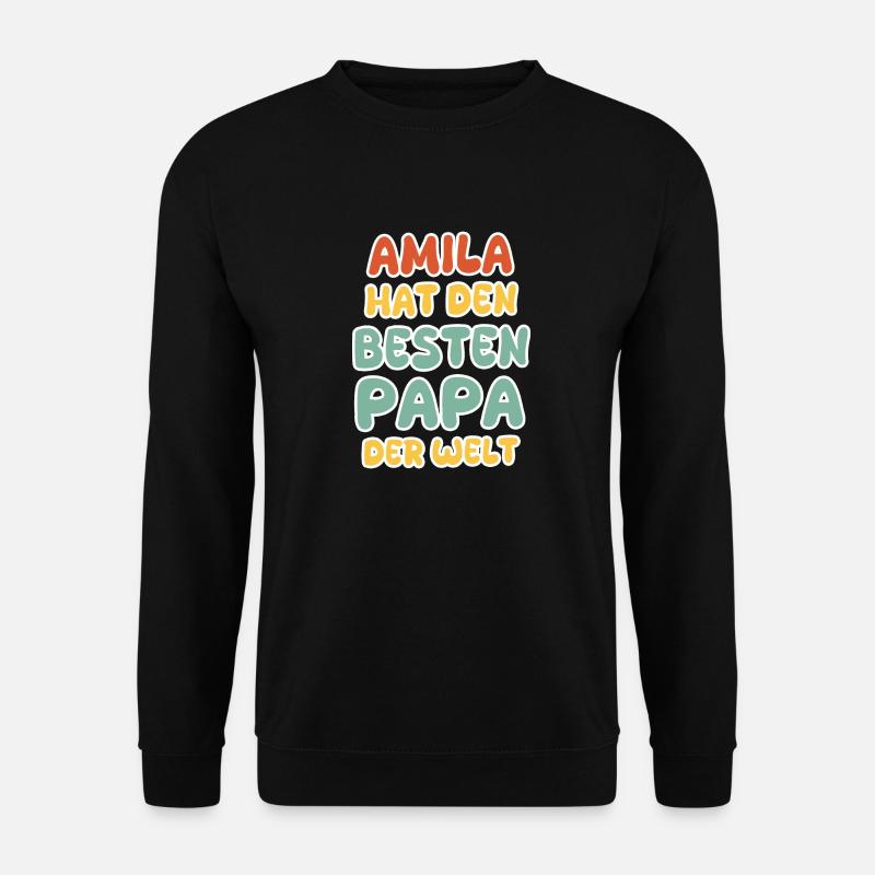Amila als Baby - Unisex Pullover - Schwarz