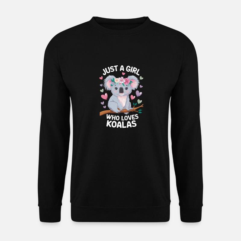 Koala Koala Koala Bear Animal - Unisex Sweatshirt - black