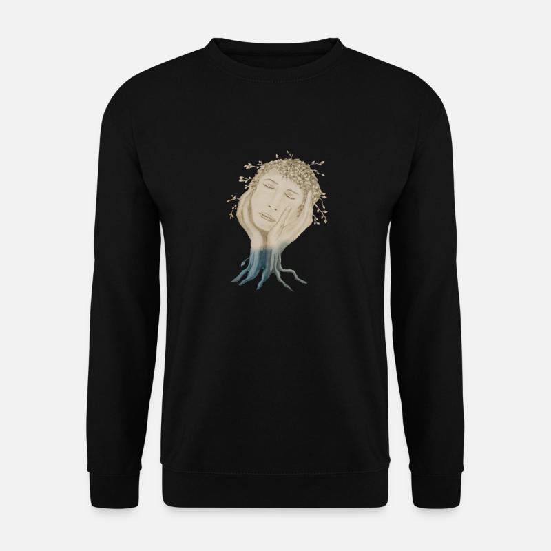 TREE FACE - Unisex Sweatshirt - black