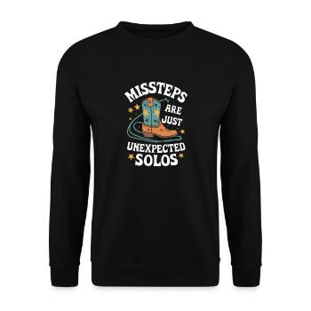 Danse en ligne Danseurs - Sweat-shirt Unisexe - noir - Devant - Alina (178cm) & Michal (187cm)