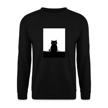 pas ma faute 12x16 - Sweat-shirt Unisexe - noir - Devant - Alina (178cm) & Michal (187cm)