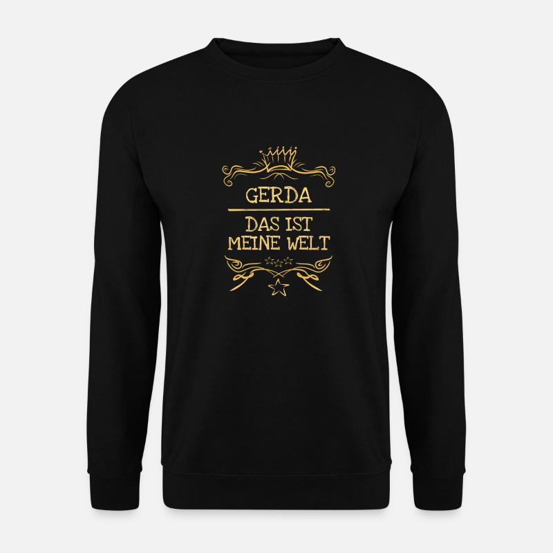 Gerda - Unisex Pullover - Schwarz