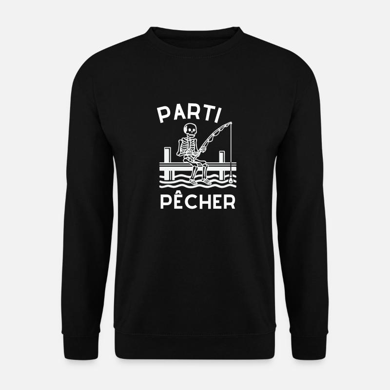 parti pêcher - Sweat-shirt Unisexe - noir