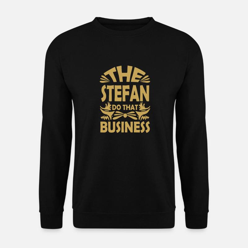 Geschenk für Stefan - Unisex Pullover - Schwarz