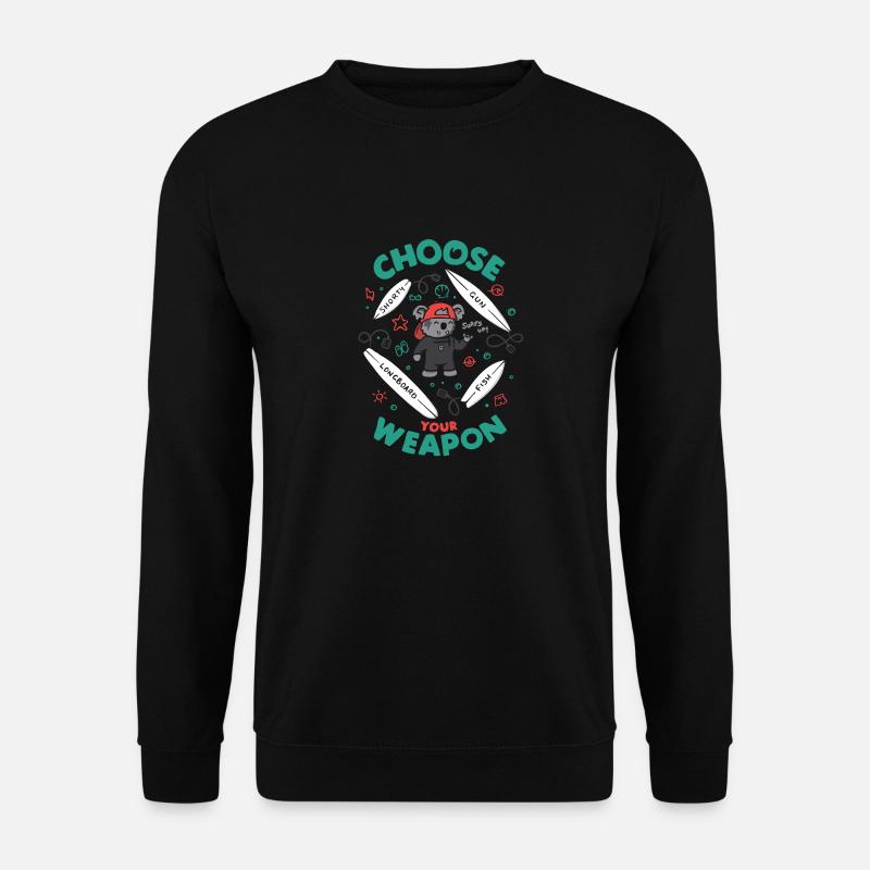 Choose Your Weapon Surfboards - Unisex Sweatshirt - black