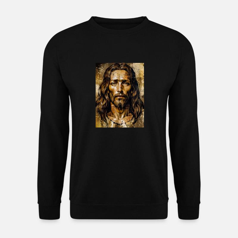 Der leidende Messias - Unisex Pullover - Schwarz