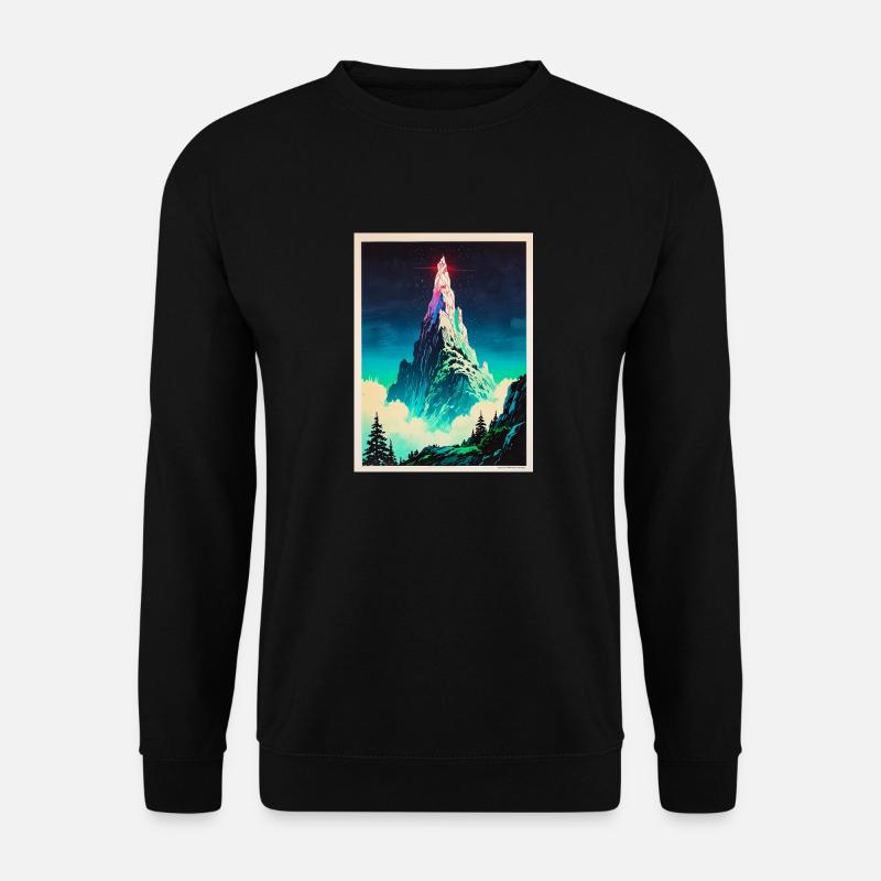 A Beacon Above the Clouds - Unisex Sweatshirt - black