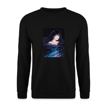 Lament of the Tides - Unisex Sweatshirt - black - Front - Alina (178cm) & Michal (187cm)