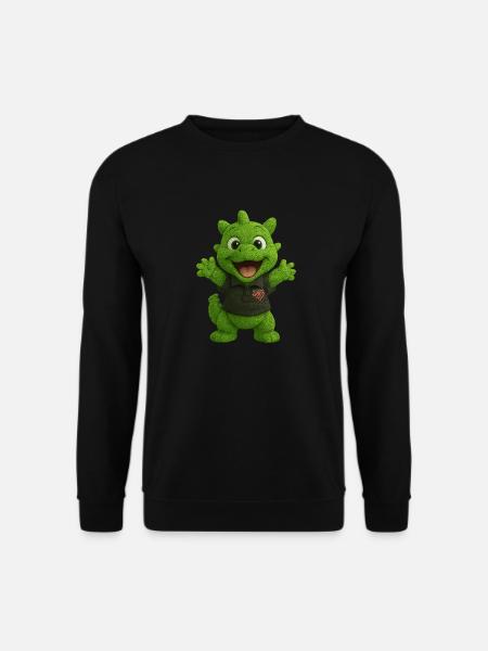 Slovenian Open Dragon - Umarmung - Unisex Pullover - Schwarz