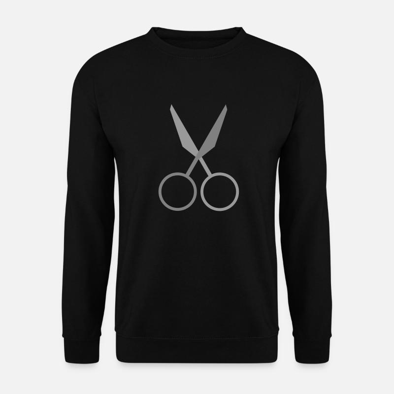 Schere - Unisex Pullover - Schwarz