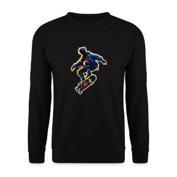 WILD SPIRIT - Unisex Sweatshirt - black - Front - Alina (178cm) & Michal (187cm)