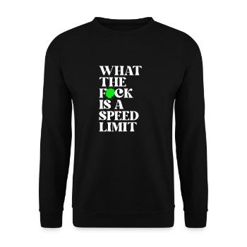 Car - Unisex Sweatshirt - black - Front - Alina (178cm) & Michal (187cm)