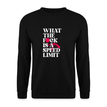 Car - Unisex Sweatshirt - black - Front - Alina (178cm) & Michal (187cm)