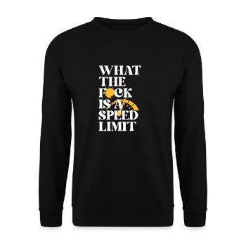 Car - Unisex Sweatshirt - black - Front - Alina (178cm) & Michal (187cm)