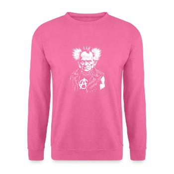 Artur Schopenhauer als Punkrocker - Unisex Pullover - Pink - Vorne