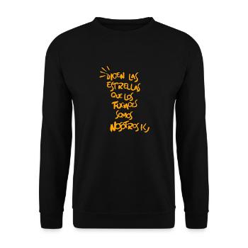 LES ÉTOILES DISENT - Sweat-shirt Unisexe - noir - Devant - Alina (178cm) & Michal (187cm)