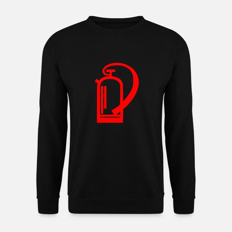 fire extinguisher - Unisex Sweatshirt - black