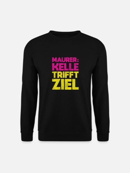 Maurer: Kelle Trifft Ziel - Unisex Pullover - Schwarz