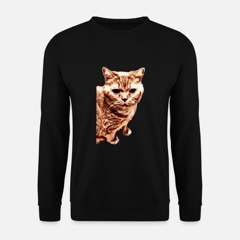 britisch Kurzhaar Katze - Unisex Pullover - Schwarz