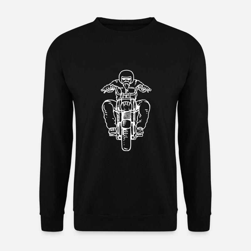 Motorradfahrer - Unisex Pullover - Schwarz