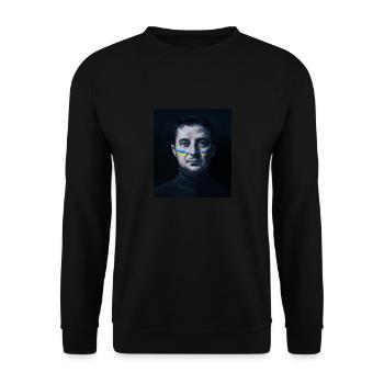 The President Zelensky! Slava Ukraine! - Unisex Pullover - Schwarz - Vorne - Alina (178cm) & Michal (187cm)