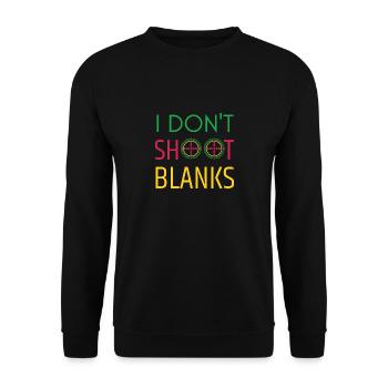 Je ne tire pas à blanc Baby Shower Dad Est 2024 - Sweat-shirt Unisexe - noir - Devant - Alina (178cm) & Michal (187cm)