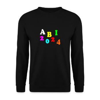 Abi 2024 - Unisex Pullover - Schwarz - Vorne - Alina (178cm) & Michal (187cm)