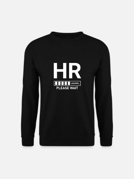 HR Loading Please Wait - Unisex Sweatshirt - black