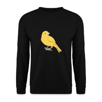 Canary - Unisex Sweatshirt - black - Front - Alina (178cm) & Michal (187cm)