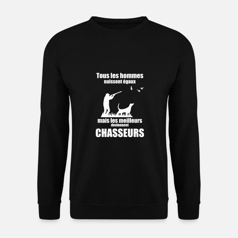 les meilleurs deviennent chasseurs - Sweat-shirt Unisexe - noir