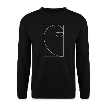 Spirale - Unisex Pullover - Schwarz - Vorne - Alina (178cm) & Michal (187cm)