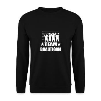 JGA - Unisex Pullover - Schwarz - Vorne - Alina (178cm) & Michal (187cm)